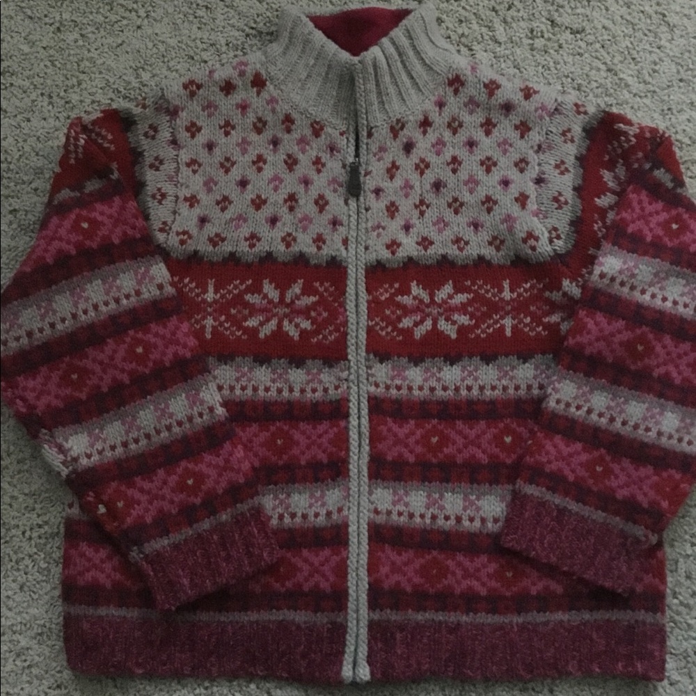 Eddie Bauer Wool Zip-Up Sweater